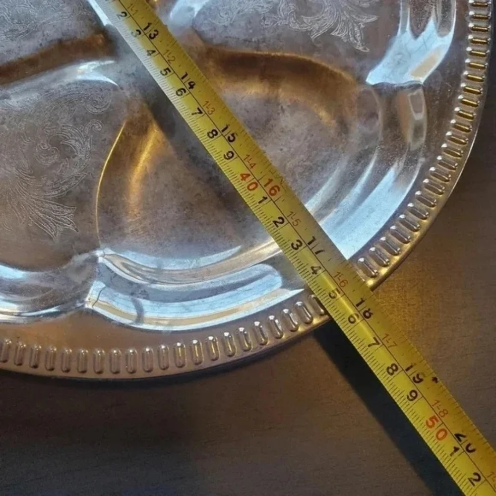 Vintage Oval Serving Tray Platter sz 18